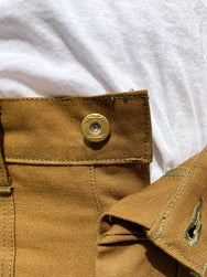 Joe McCoy MP19102 8HU Brown Canvas Double Knee Trousers