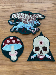 Indigofera x Atldax Glowing Patch Set of 3