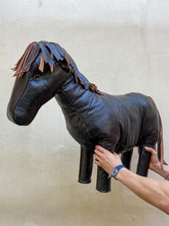 The Real McCoy's Handcrafted Horsehide Animals - Donkey Large