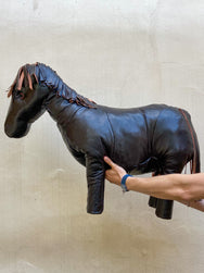 The Real McCoy's Handcrafted Horsehide Animals - Donkey Large