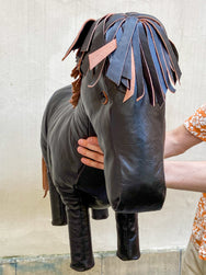 The Real McCoy's Handcrafted Horsehide Animals - Donkey Large