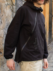 Black Sign High-spec Anorak Parka Midnight Black × Black
