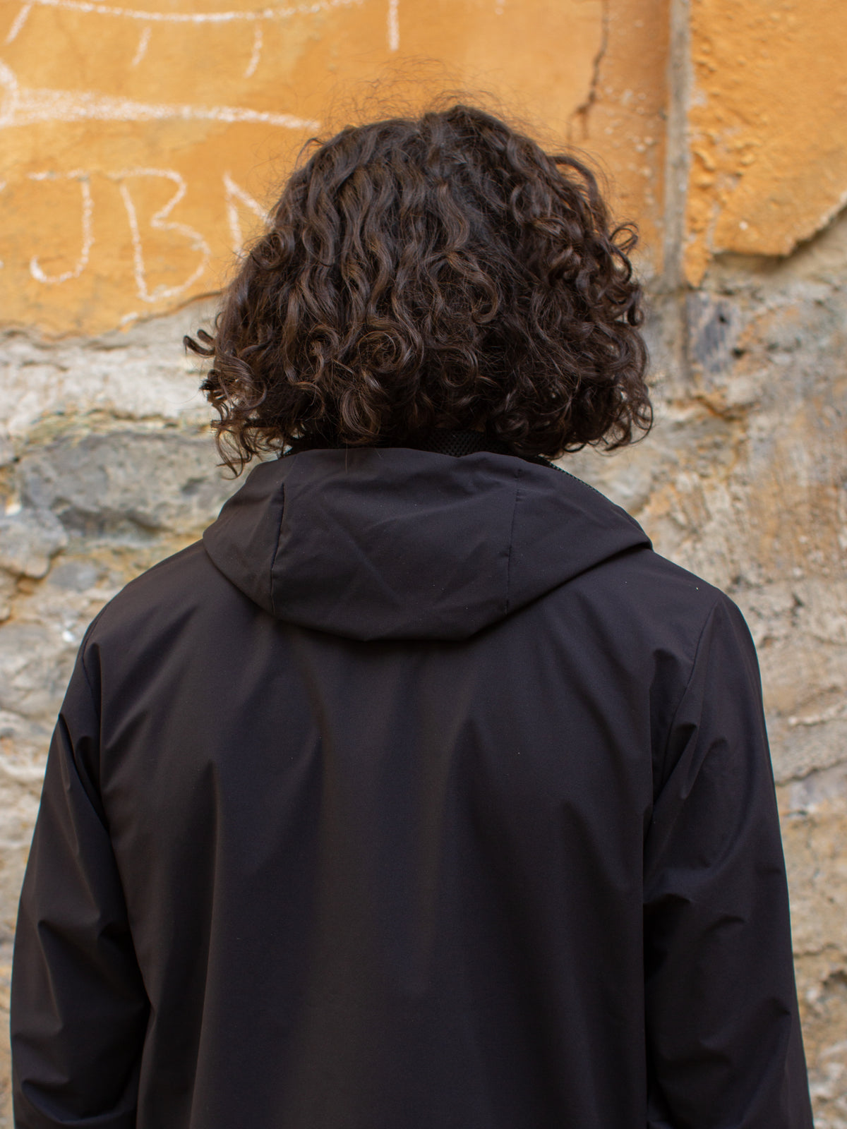 Black Sign High-spec Anorak Parka Midnight Black × Black