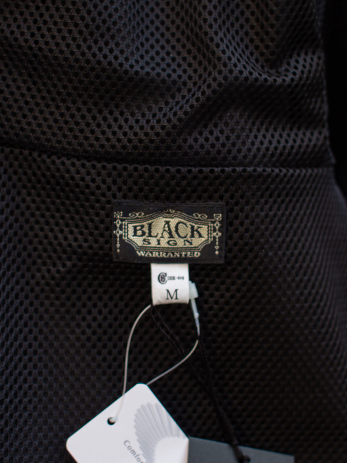 Black Sign High-spec Anorak Parka Midnight Black × Black