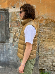 Ten C Vest Down Liner Light Kaki