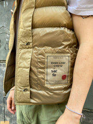 Ten C Vest Down Liner Light Kaki
