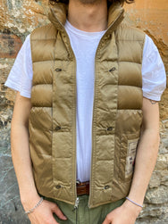Ten C Vest Down Liner Light Kaki