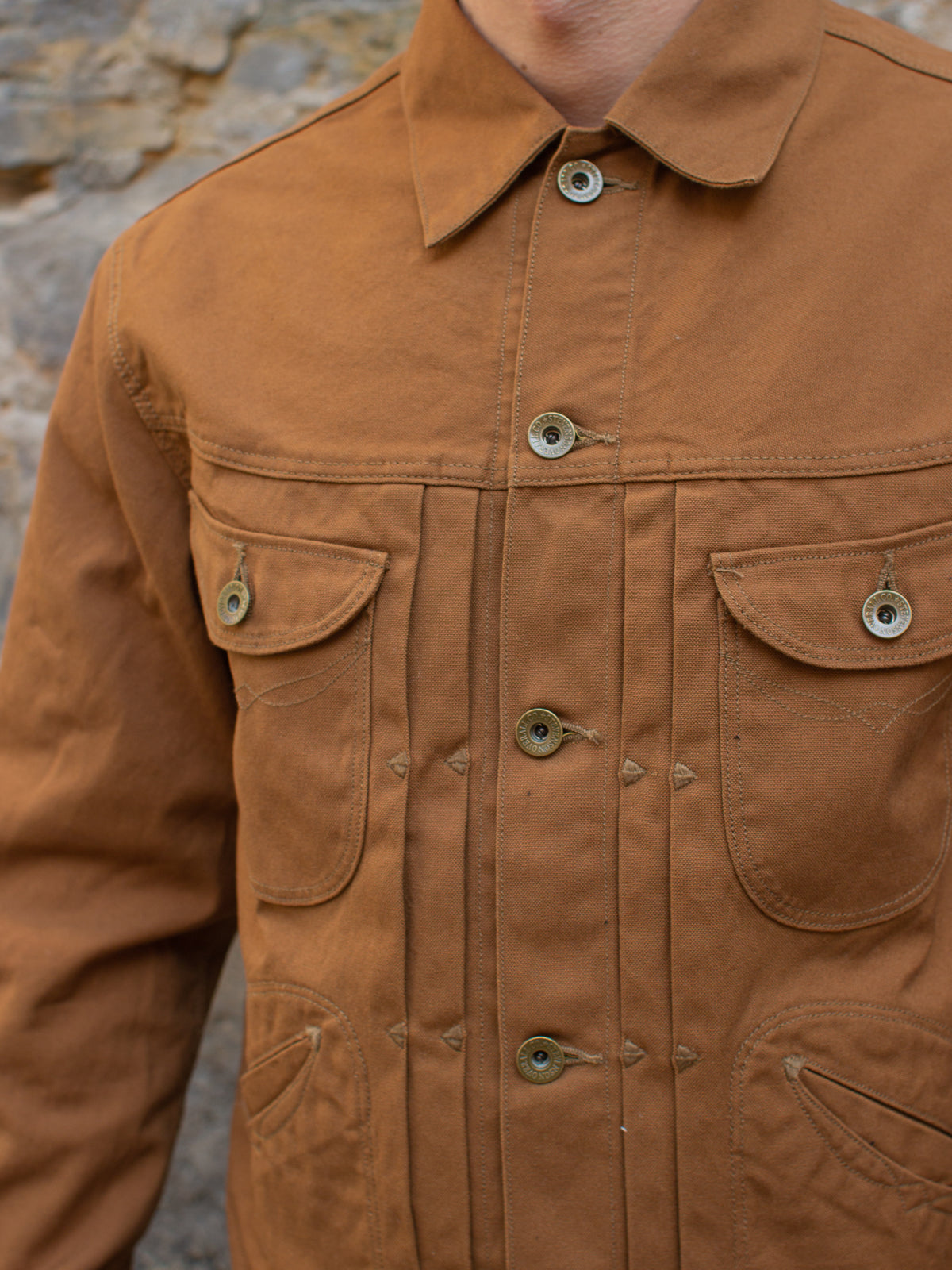 Stevenson Overall Stockman Jacket- Brown