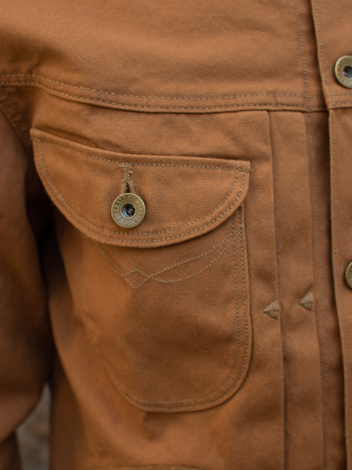 Stevenson Overall Stockman Jacket- Brown