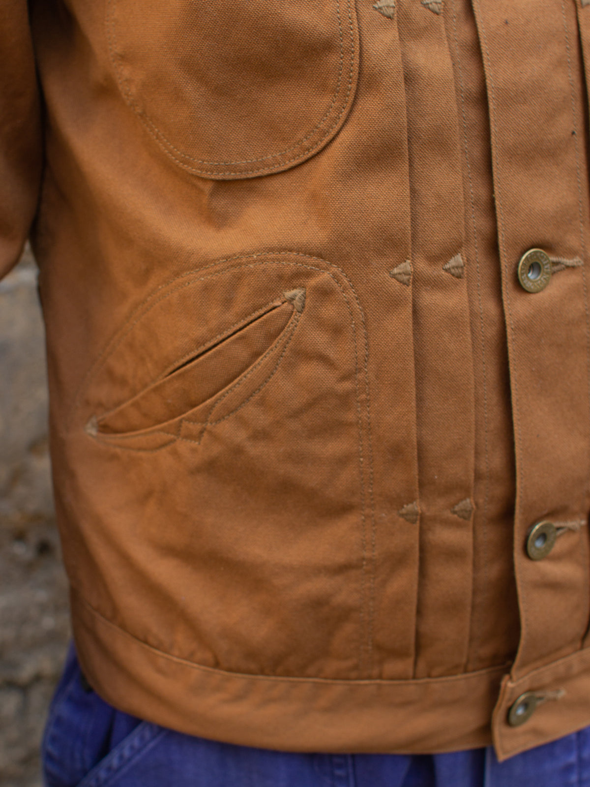 Stevenson Overall Stockman Jacket- Brown