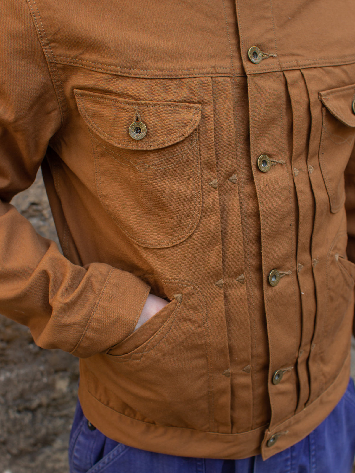 Stevenson Overall Stockman Jacket- Brown