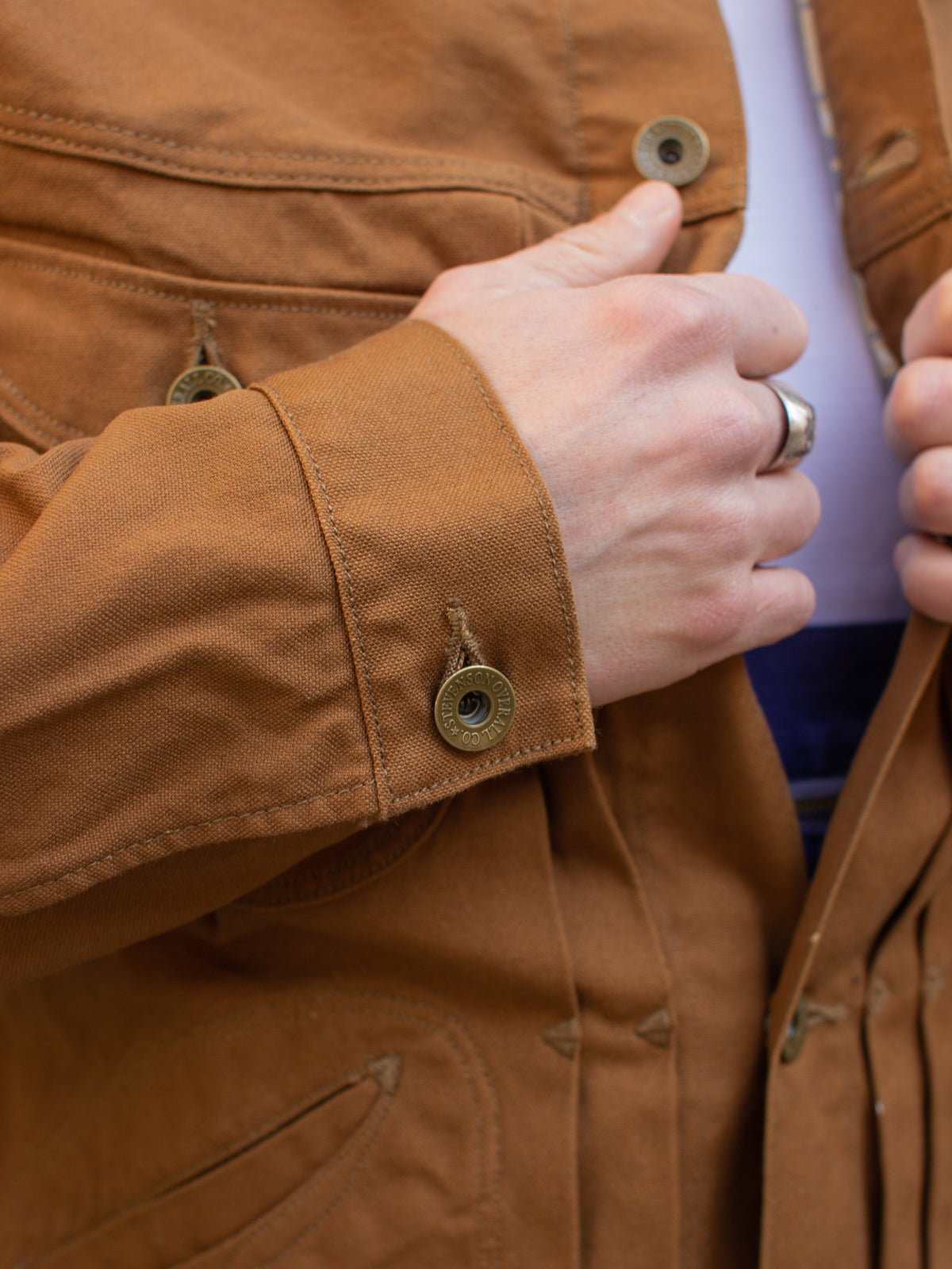 Stevenson Overall Stockman Jacket- Brown