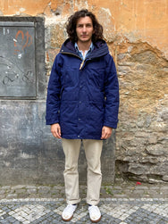 Manifattura Ceccarelli Long Mountain Jacket 7043-DF Navy