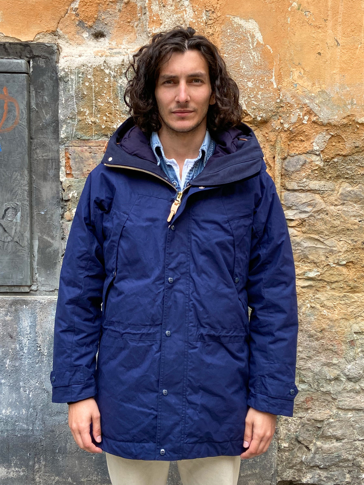 Manifattura Ceccarelli Long Mountain Jacket 7043-DF Navy