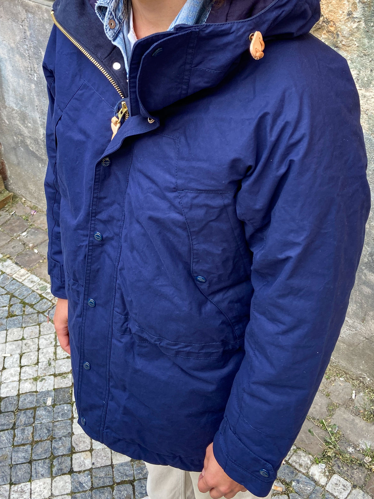 Manifattura Ceccarelli Long Mountain Jacket 7043-DF Navy