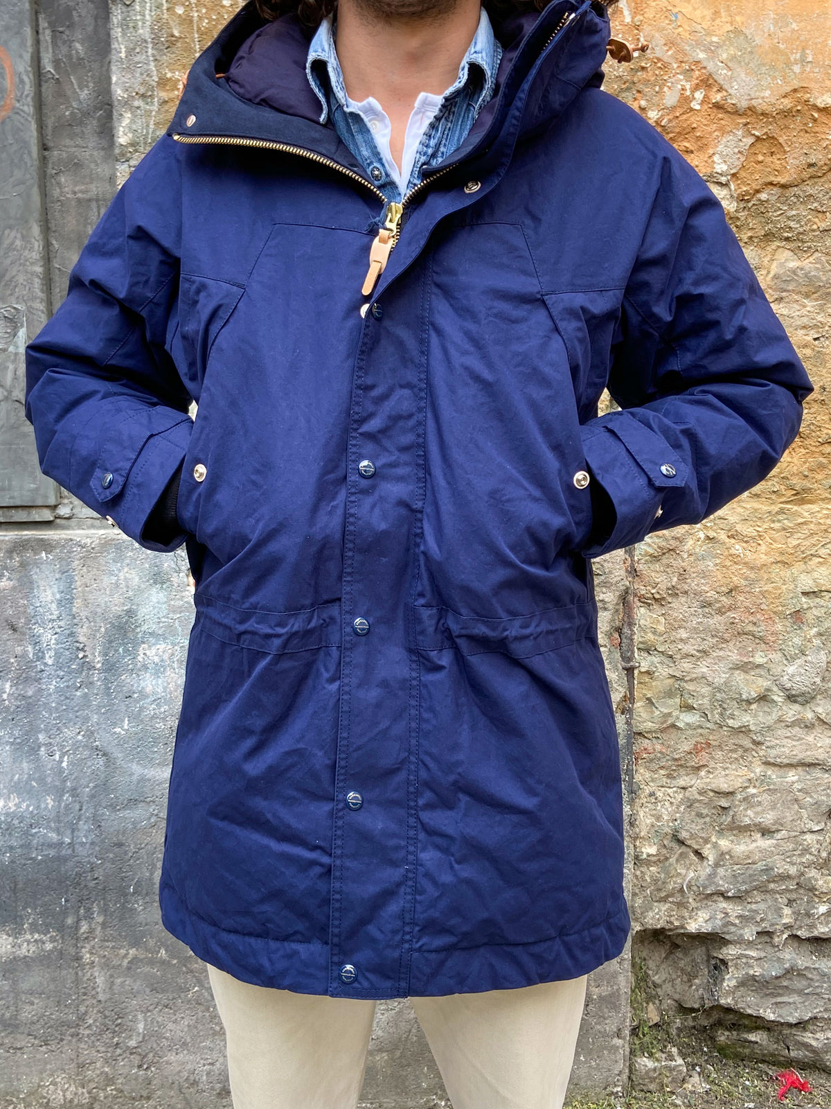 Manifattura Ceccarelli Long Mountain Jacket 7043-DF Navy