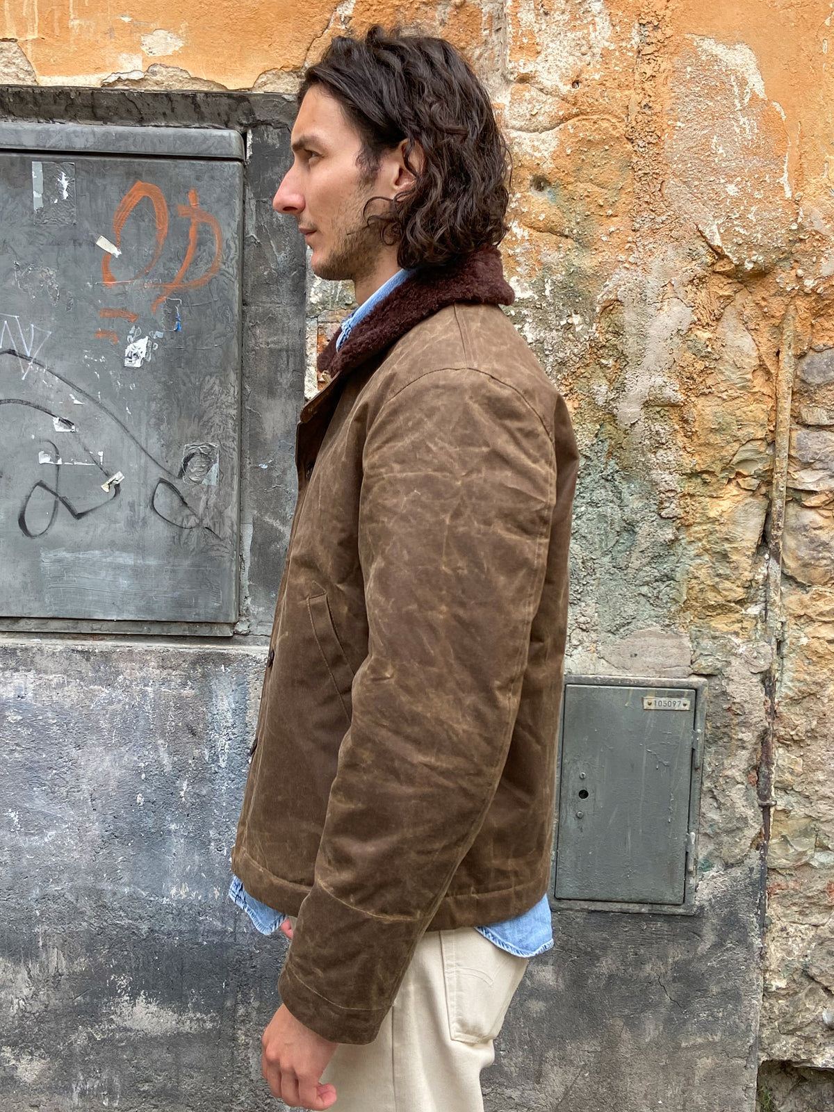 Manifattura Ceccarelli New Deck Jacket 7061-WX Dark Tan