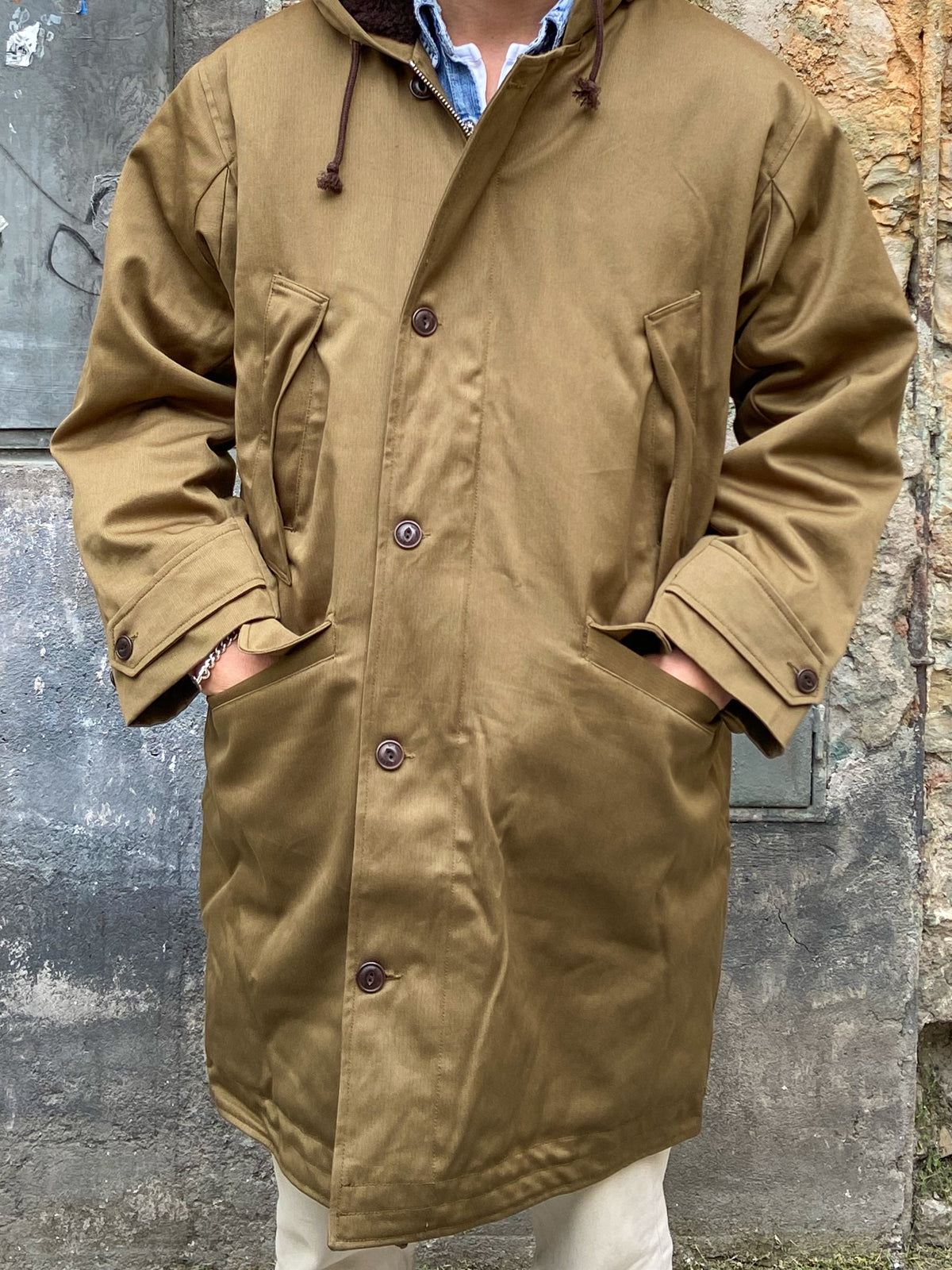 Eat Dust Deck Coat Bedford Cords Drap