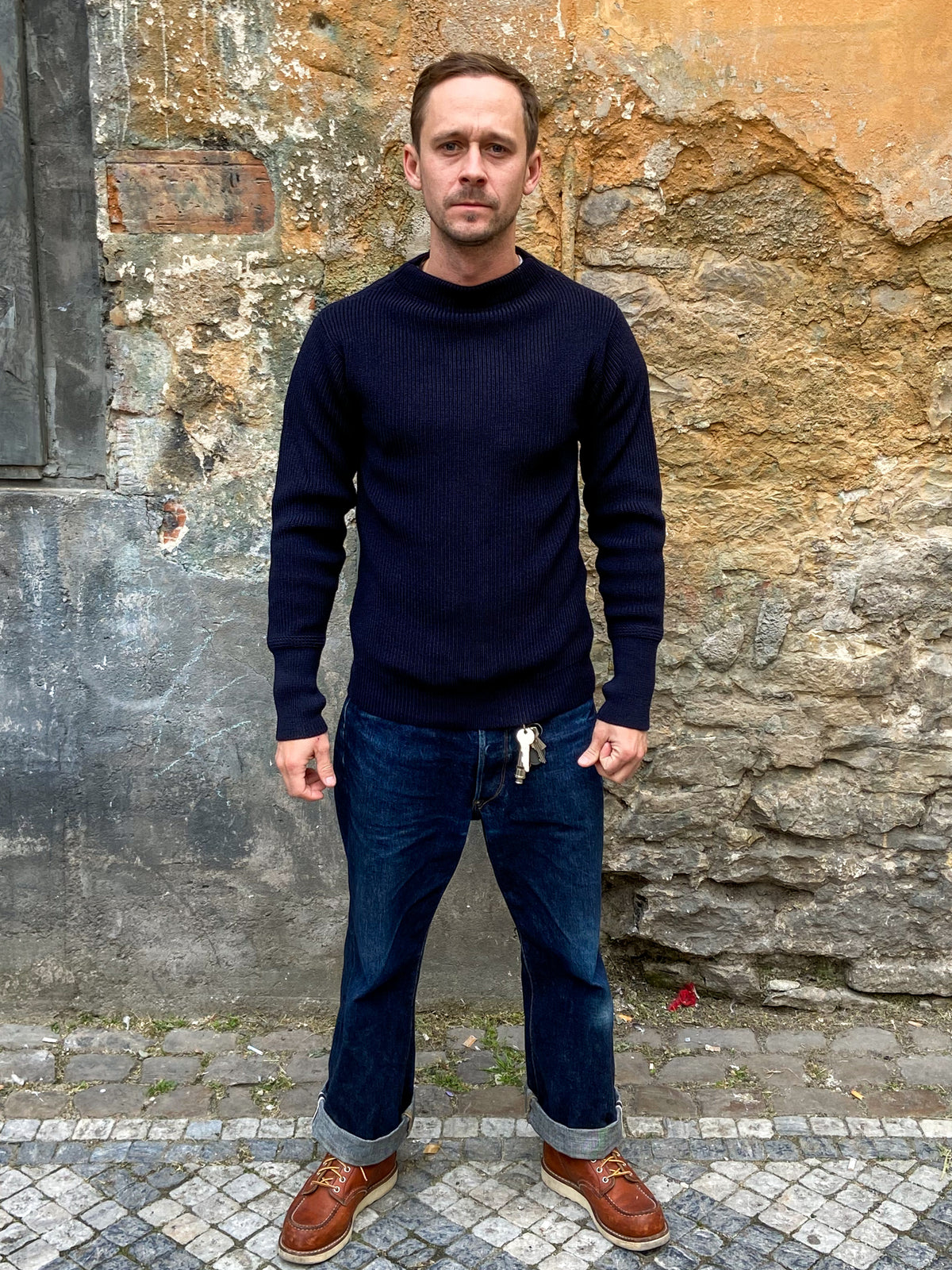 Andersen Andersen Sailor Crewneck Navy