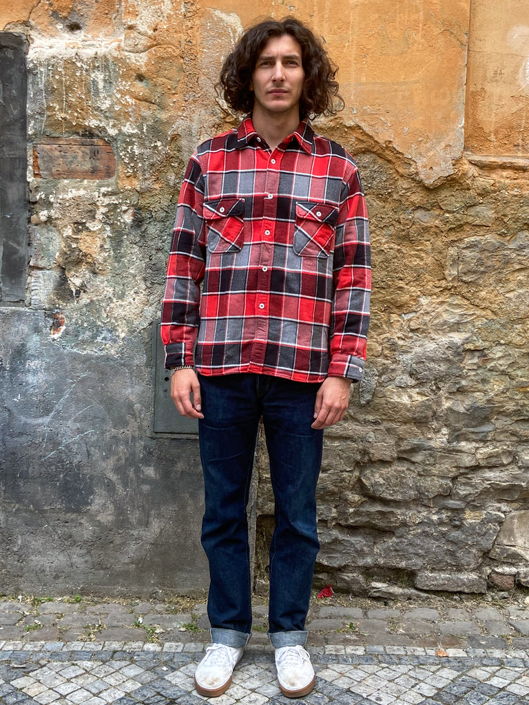 Joe McCoy MS19105 8HU Napped Flannel Shirt / Tongass Plaid