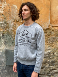 Buco BC19103 Buco Sweatshirt / Engineer Medium Grey