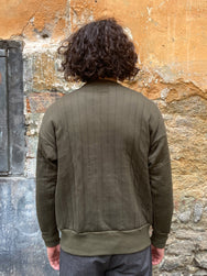 Joe McCoy MC18112 JM Quilted Sweatshirt Olive