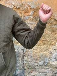 Joe McCoy MC18112 JM Quilted Sweatshirt Olive