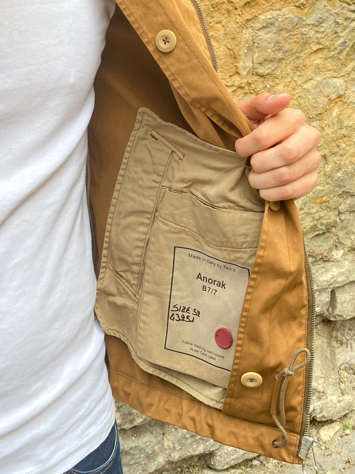 Ten C Anorak Jacket - Bronzed Brown (340)