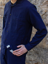 Hansen Sammo Casual Over Shirt Waffle Indigo