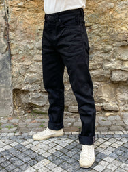 Japan Blue J316 CIRCLE Straight 14oz Black Selvedge Jeans