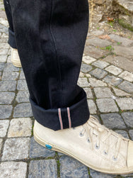 Japan Blue J316 CIRCLE Straight 14oz Black Selvedge Jeans