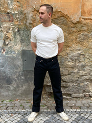 Momotaro B0705-SP Black Denim Jeans