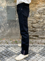 Momotaro B0705-SP Black Denim Jeans