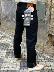 Momotaro B0705-SP Black Denim Jeans