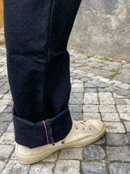 Momotaro B0705-SP Black Denim Jeans