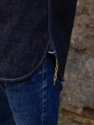 Iron Heart IHSH-322-IND 10oz Selvedge Denim Work Shirt  - Indigo