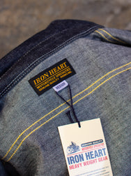 Iron Heart IHSH-322-IND 10oz Selvedge Denim Work Shirt  - Indigo