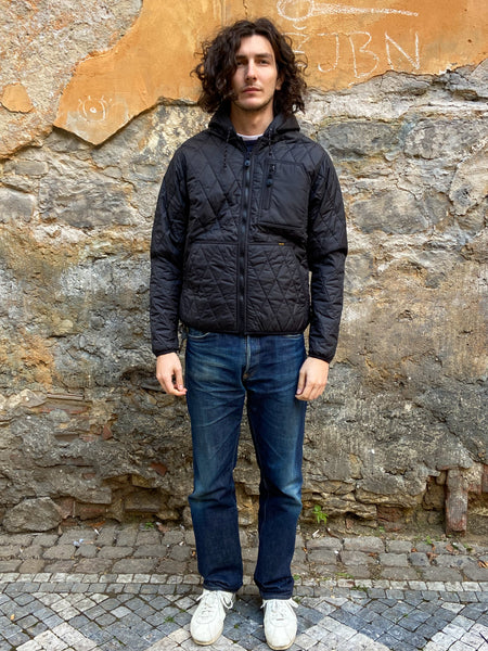 Iron Heart IHJ-100-BLK Quilted Light Parka Black