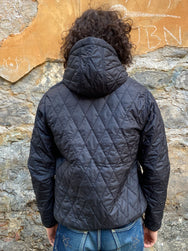 Iron Heart IHJ-100-BLK Quilted Light Parka Black