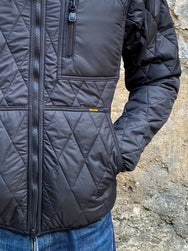 Iron Heart IHJ-100-BLK Quilted Light Parka Black