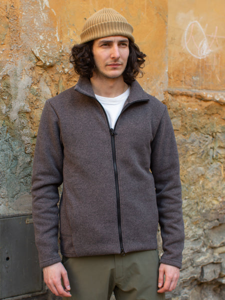 Tilak Poutník Monk Zip Sweater Ash Grey