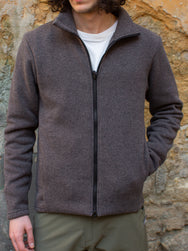 Tilak Poutník Monk Zip Sweater Ash Grey
