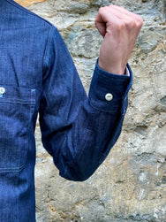 Fleurs de Bagne La Chemise Camisard Dark Chambray