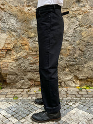 Black Sign 15oz Vocalion Waist-Overalls Deep Black (BSFP-20506)