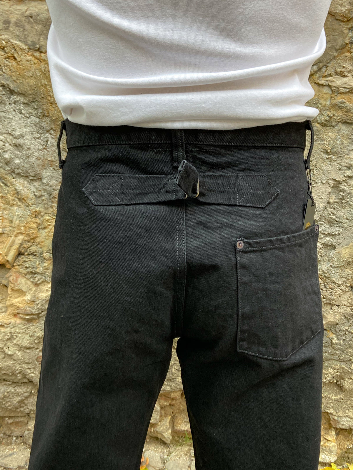Black Sign 15oz Vocalion Waist-Overalls Deep Black (BSFP-20506)