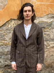 Momotaro 03-177 Twist Yarn Stripe Jacket