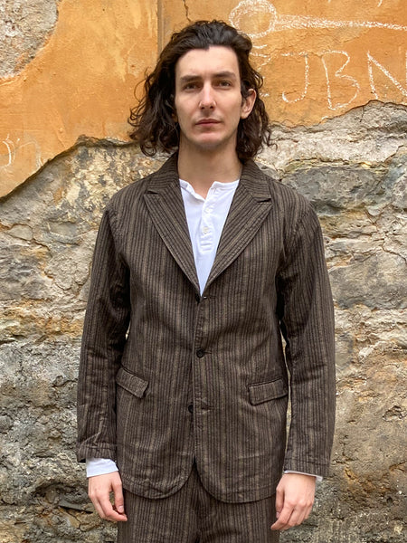 Momotaro 03-177 Twist Yarn Stripe Jacket