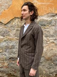 Momotaro 03-177 Twist Yarn Stripe Jacket