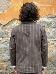 Momotaro 03-177 Twist Yarn Stripe Jacket