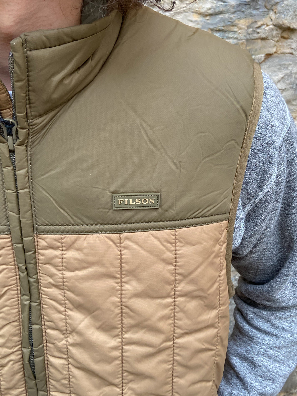 Filson Ultralight Vest Dark Tan